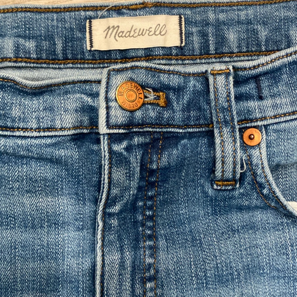 Madewell 9” High Rise Skinny Crop Blue Jeans Women’s 31 - Picture 3 of 8